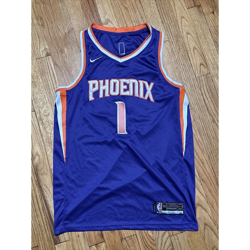 Nike Large Size 50 Devin Booker Phoenix Suns Diamond Icon Edition Jersey